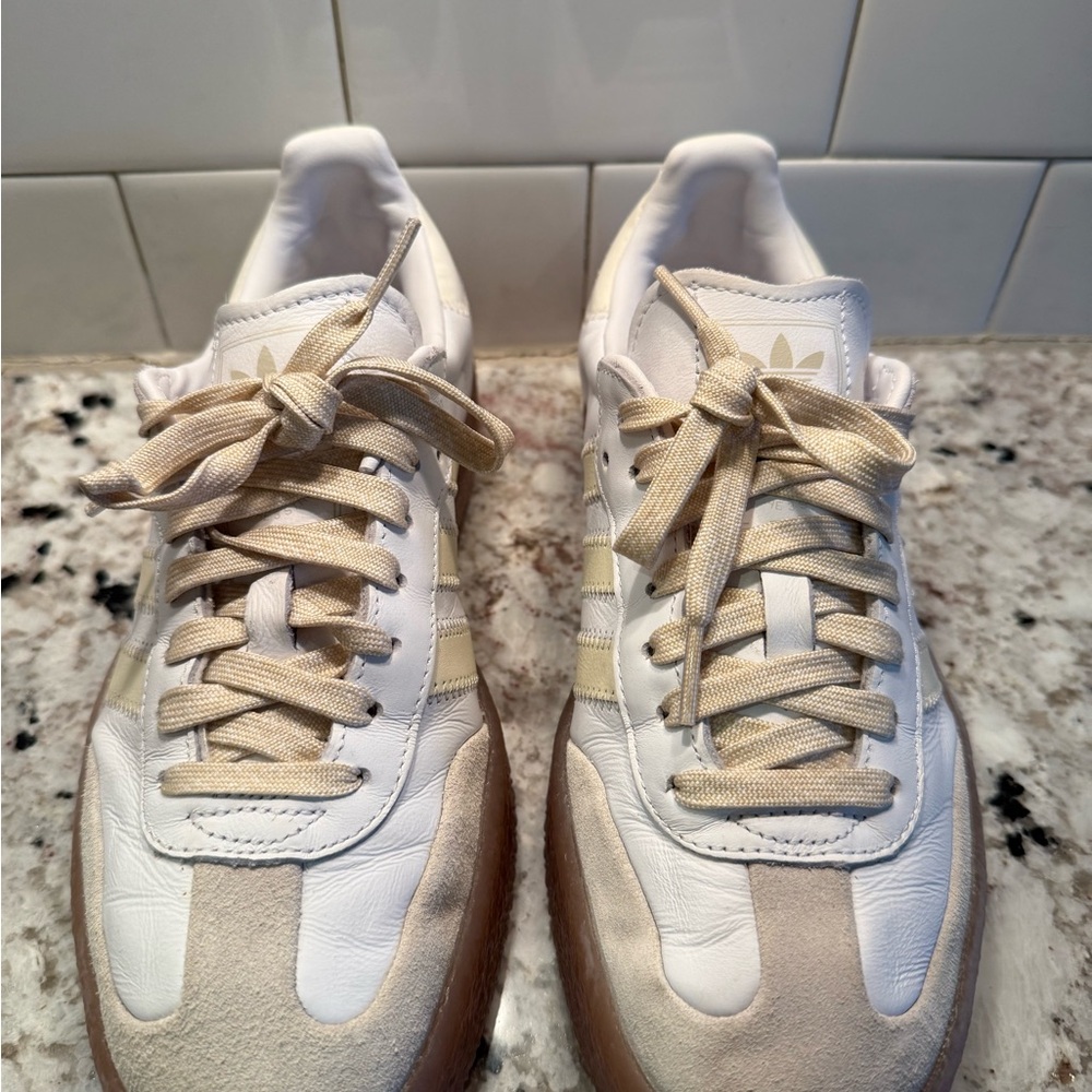 adidas Originals Samba White/Off-White sneakers - Size 8